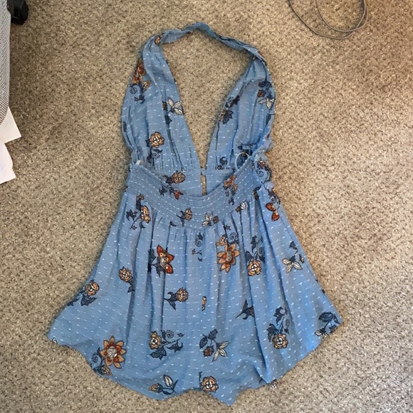 Blue Halter Top Romper from NanaMacs - Picture 2 of 2